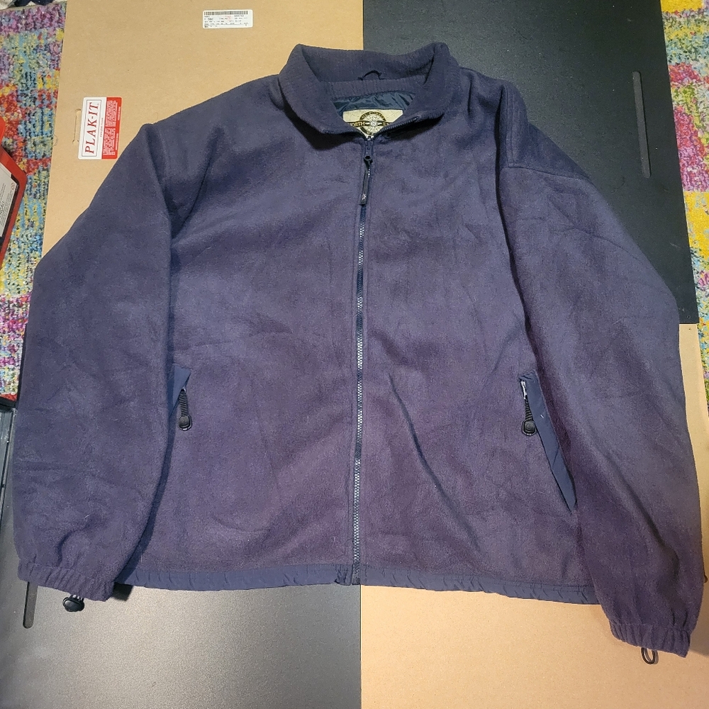 Men's North End Wear Reversible Fleece/track Jacket